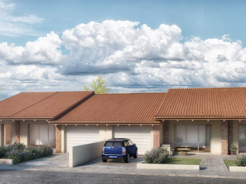 FONTANELLATO - VILLA BIFAMILIARE DI PROSSIMA COSTRUZIONE - FO 392